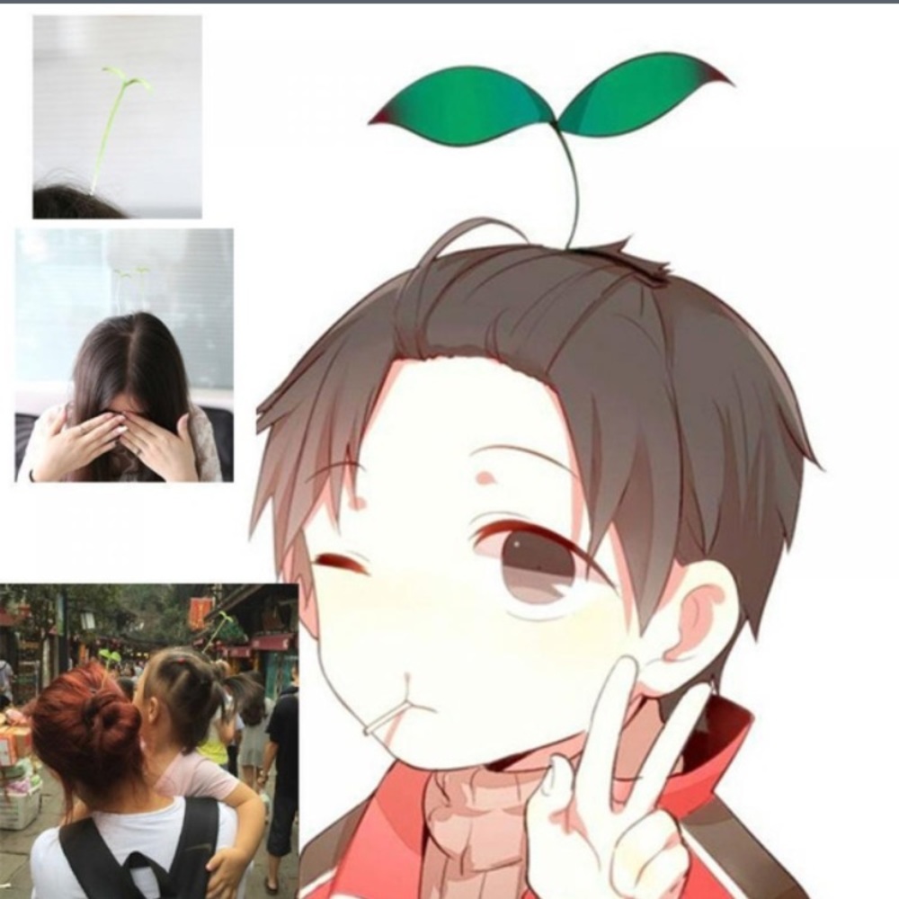 🌱Awesome Set of two cute unisex sprout clips 🌱 - Picture 4 of 7